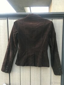 Manšestrové černé sako H&M - 3