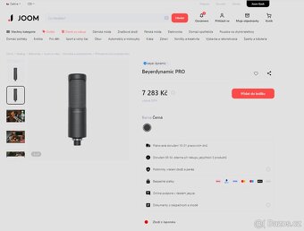 Studiový mikrofon Beyerdynamic M90 PRO X - nový, záruka 2r - 3
