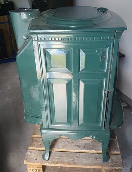 Litinová kamna Jotul F 600 CB zelený smalt - 3