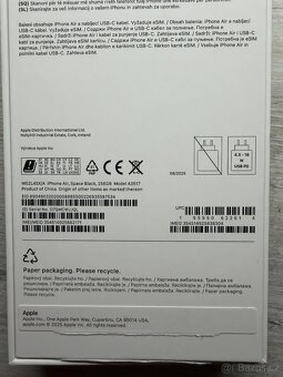 Apple iPhone Air 256gb Space Black - 3