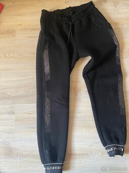 DÁMSKÉ TEPLÉ TEPLÁKY S FLITRY vel. XL - 3