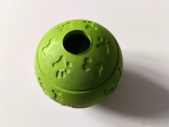 Dog Fantasy Míček na pamlsky zelený 11 cm - 3