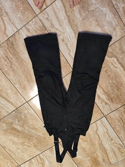 Černé lyžařské kalhoty 128-134 - 3