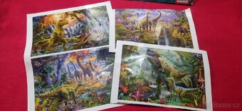 Puzzle dinosaurů v kufříku - 3