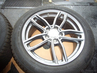 ZIMNÍ ALU KOLA MERCEDES 17" 5x112 7,5" et-42,stř.-66,6, - 3