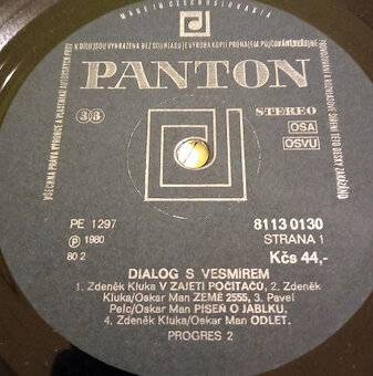 LP deska Progres 2-Dialog s vesmírem r.1980/236/ - 3