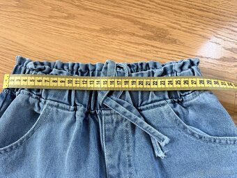 Prodám dívčí široké džíny vel. 150 (11-12) - 3