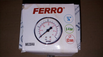 Tlakoměr (manometr) Ferro 0-4 bar - 3