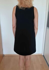 Dámské černé formální šaty s mašlí, vel. M, zn. H&M - 3