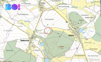 Prodej pole, 2942 m², Radkovice u Příchovic - 3