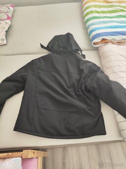 Pánská softshellová bunda - černá 4XL - 3