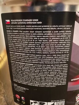 Antikorozní barva Pragoprimer bílá 9 litrů - 3