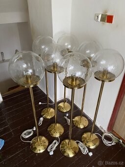 Retro stojací lampa Kamenický Šenov - 3