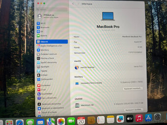 13" Apple MacBook Pro M1 TouchBar 8GB/256 - jako nový - 3