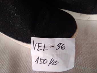 Kotníčkové boty černé, vel 36, 3x foto - 3