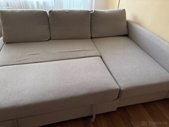 Prodám - sedačka rozkládací s úložným prostorem - 3