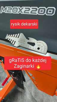 2025 TOP 2,20m Ohýbačka plechu na 2m plech M20X2200 +nož - 3