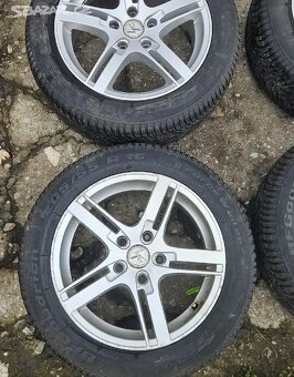 Alu kola r16 5x114,3 LFWorks. Krásná zimní 205/55 - 3
