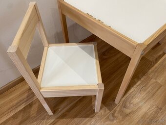 Dětský stolek a 2 židle IKEA - 3