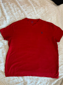 Červené stylové tričko Ralph Lauren - L - 3