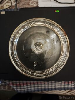 Staré zavařovací sklenice se skleněným víčkem - 3
