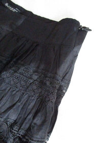 Dámská sukně černá krajková kolová Zara M 38 - 3