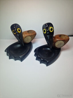 Art Deco YZ Cherry Amber Faturan Nutbirds, Match Striker - H - 3