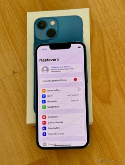 iPhone 13 Blue BATERIE 100% TOP - 3