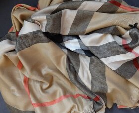 Béžový šátek Burberry - 3