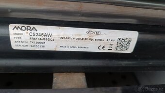 Prodám elektrický sporák MORA C5245AW – koupen 11/2022 - 3