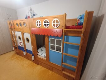 Dětská postel - masiv, zakázková výroba - 3
