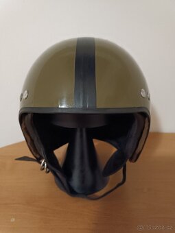 Stará vojenská moto přilba - 3