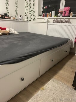 Rozkládací postel IKEA s úložným prostorem na peřiny - 3
