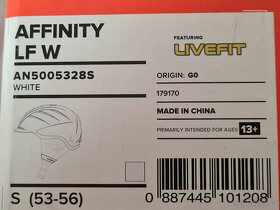 Nová helma Atomic Affinity Lf W White vel. 53-56 - 3