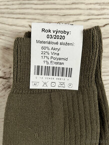 Prodám nové vojenské zimní termo ponožky - 3