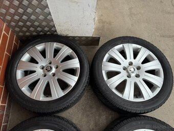Alu 17" 5x112, škoda "Flash" pneu 75% TOP, O2, O3 - 3