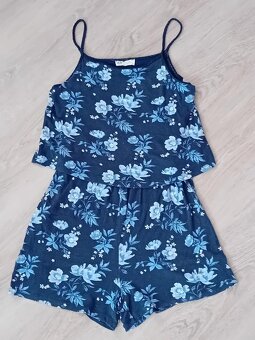 DÍVČÍ LETNÍ KRAŤASOVÉ ŠATY - vel.146/152 /zn.H&M - 3