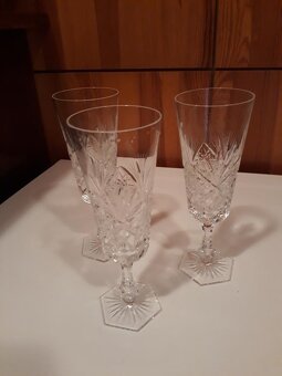 Sklo malované, broušené - 3