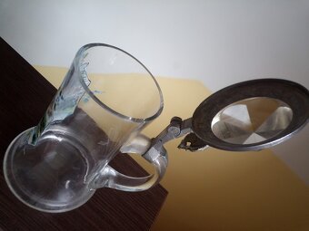 Malovaný korbel s cínovým víkem - 3