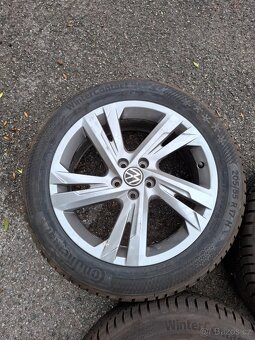 Orig. zimní alu 5x100 - VW - Continental 205/55 R17 - 3