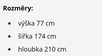 Prodám manželskou postel s Dormeo matrací - 3