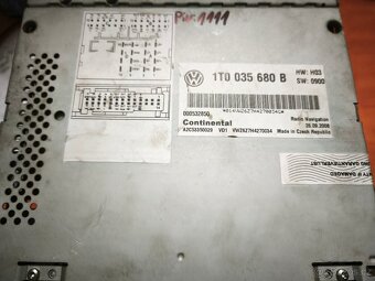 Rádio, navigace, autorádio Columbus / RNS 510 - 3