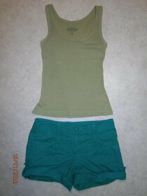 Kraťasy / šortky H&M + tílko, vel. 38 - 3