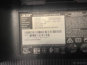 Herní monitor Acer Nitro VG220Q - 3