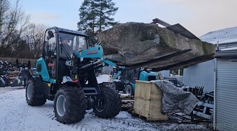 nakladač, kloubák, motor 50 Hp Kubota, 4 válce, - 3