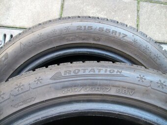 sada zimních Dunlop Superb3 Passat B8 215.55.17 XL 95% - 3