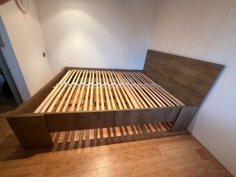 Postel 160x200 + dva lamelové rošty - 3