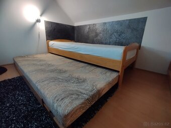 Postel 90×200 masiv buk - 3