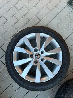 Alu kola 205/50/17 originál Škoda Octavia III - 3