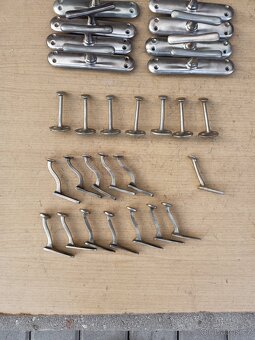 Mosazné kliky,kličky,kličky na okna,oliva,půloliva. - 3